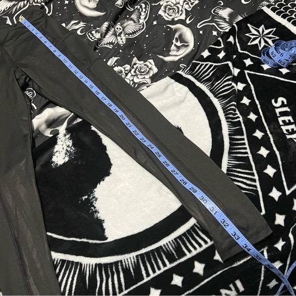 Blackcraft Cult Black Stripe Active Leggings, XS - Picture 8 of 9